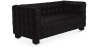 Buy Design Sofa Lukus (2 seats) - Faux Leather Black 13252 - in the EU