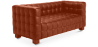 Buy Design Sofa Lukus (2 seats) - Faux Leather Brown 13252 at MyFaktory