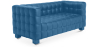 Buy Design Sofa Lukus (2 seats) - Faux Leather Dark blue 13252 with a guarantee