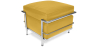 Buy SQUAR Footrest (Ottoman) - Faux Leather Pastel yellow 13418 - in the EU