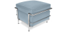 Buy SQUAR Footrest (Ottoman) - Faux Leather Pastel blue 13418 in the Europe