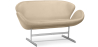 Buy Design Sofa - Swin Sofa (2 seats) - Premium Leather Taupe 13913 - in the EU