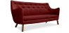 Buy Poet Sofa (3-Seater) Scandinavian design - Fabric Red 54722 - in the EU