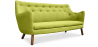 Buy Poet Sofa (3-Seater) Scandinavian design - Fabric Green 54722 - prices