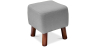 Buy Jonah scandinavian style Footstool - Fabric Light grey 55340 - prices