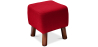 Buy Jonah scandinavian style Footstool - Fabric Red 55340 in the Europe