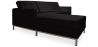 Buy Design Corner Sofa Kanel - Left Angle - Faux Leather Black 15184 - in the EU