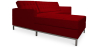 Buy Design Corner Sofa Kanel - Left Angle - Faux Leather Red 15184 home delivery