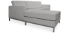Buy Design Corner Sofa Kanel - Left Angle - Faux Leather Light grey 15184 - in the EU
