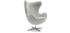 Buy Armchair with armrests - Fabric upholstery - Brun Light grey 13412 home delivery