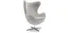 Buy Armchair with armrests - Fabric upholstery - Bold Light grey 13412 home delivery