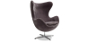 Buy Armchair with armrests - Fabric upholstery - Brun Dark grey 13412 with a guarantee