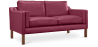 Buy Scandinavian design Design Sofa 2212 (2 seats) - Faux Leather Mauve 13915 - in the EU