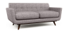 Buy Scandinavian design Milton Sofa (2 seats) - Fabric Grey 55628 in the Europe