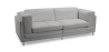 Buy Cava Design Sofa (2 seats) - Faux Leather Light grey 16611 at MyFaktory