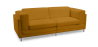 Buy Cava Design Sofa (2 seats) - Faux Leather Mustard 16611 home delivery