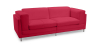 Buy Cava Design Sofa (2 seats) - Faux Leather Fuchsia 16611 at MyFaktory