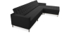 Buy Design Corner Sofa Kanel  - Right Angle - Premium Leather Black 15185 - in the EU
