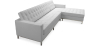 Buy Design Corner Sofa Kanel  - Right Angle - Premium Leather Grey 15185 home delivery