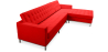 Buy Design Corner Sofa Kanel  - Right Angle - Premium Leather Red 15185 with a guarantee
