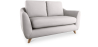 Gustavo Scandinavian Style Sofa - Fabric - Gray