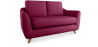 Gustavo Scandinavian Style Sofa - Fabric - Purple