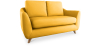 Gustavo Scandinavian Style Sofa - Fabric - Yellow