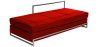 Buy Daybed - Faux Leather Red 15430 in the Europe