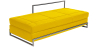 Buy Daybed - Faux Leather Yellow 15430 - prices