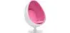 Buy Armchair Ele Chair - White exterior - Faux Leather Pink 13193 in the Europe