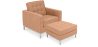 Buy Kanel Armchair with Matching Ottoman - Cashmere Brown 16513 - prices