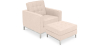 Buy Kanel Armchair with Matching Ottoman - Cashmere Ivory 16513 home delivery
