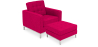 Buy Kanel Armchair with Matching Ottoman - Cashmere Fuchsia 16513 - in the EU