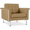 Buy Armchair City - Premium Leather Taupe 13181 at MyFaktory