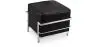 Buy SQUAR Footrest (Ottoman) - Faux Leather Black 55762 - prices