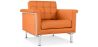 Buy Armchair Trendy - Faux Leather Orange 13180 home delivery