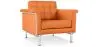 Buy Armchair Trendy - Faux Leather Orange 13180 home delivery