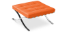 Buy City Ottoman - Faux Leather Orange 58376 with a guarantee