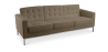 Buy Design Sofa Kanel  (3 seats) - Premium Leather Taupe 13247 in the Europe