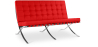 Buy City Sofa (2 seats) - Premium Leather Red 13263 home delivery