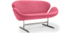 Buy Swin Sofa (2 seats) - Fabric Pink 13911 with a guarantee