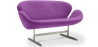 Buy Swin Sofa (2 seats) - Fabric Mauve 13911 - in the EU