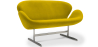 Buy Swin Sofa (2 seats) - Fabric Yellow 13911 at MyFaktory