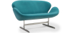 Buy Swin Sofa (2 seats) - Fabric Turquoise 13911 in the Europe