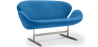 Buy Swin Sofa (2 seats) - Fabric Dark blue 13911 - in the EU