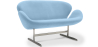 Buy Swin Sofa (2 seats) - Fabric Light blue 13911 - prices