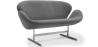Buy Swin Sofa (2 seats) - Fabric Dark grey 13911 home delivery