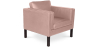Buy 2334 Design Living room Armchair - Faux Leather Pastel pink 15440 - prices