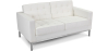 Buy Design Sofa Kanel  (2 seats) - Faux Leather White 13242 at MyFaktory