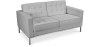 Buy Design Sofa Kanel (2 seats) - Premium Leather Grey 13243 home delivery